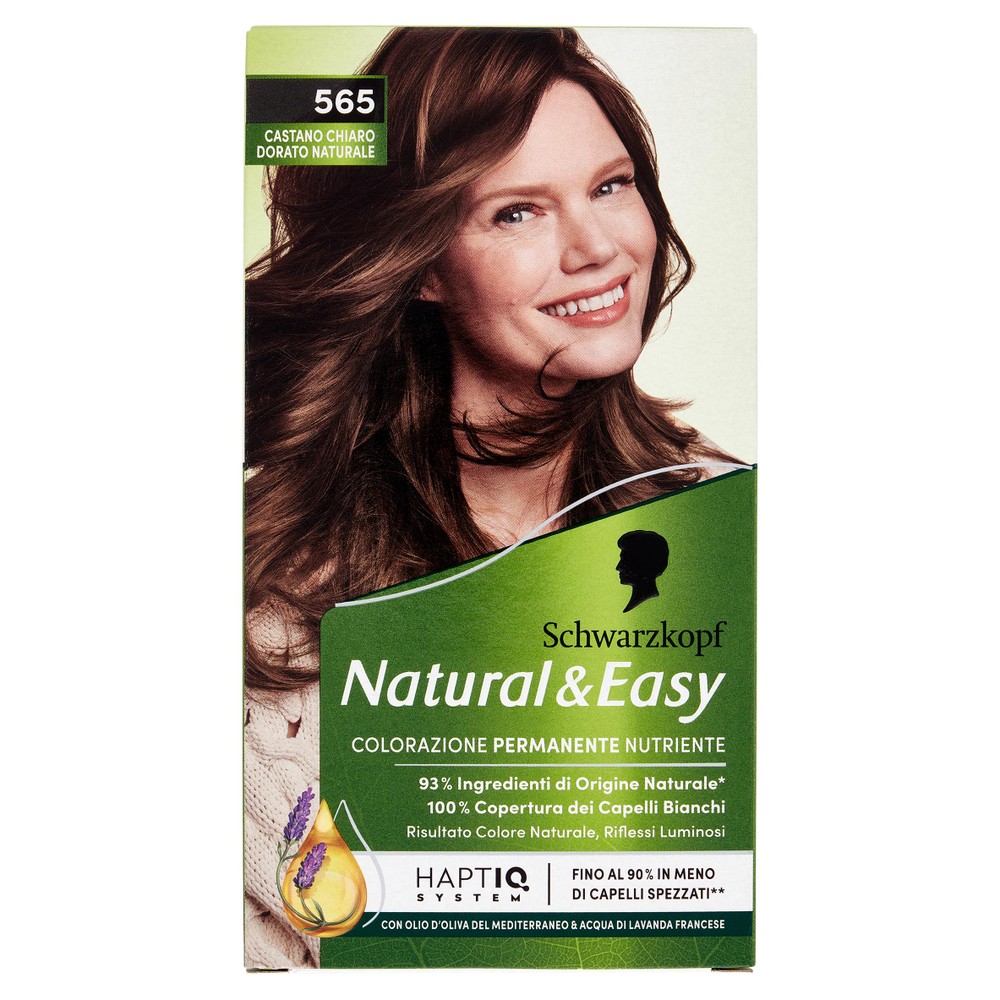 Colorazione Capelli 565 Castano Chiaro Dorato Naturale Natural & Easy - Foto 1