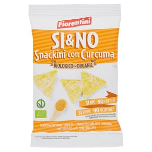 Snack Bio Triangolini Di Mais Con Curcuma Si&No Fiorentini - Foto 1