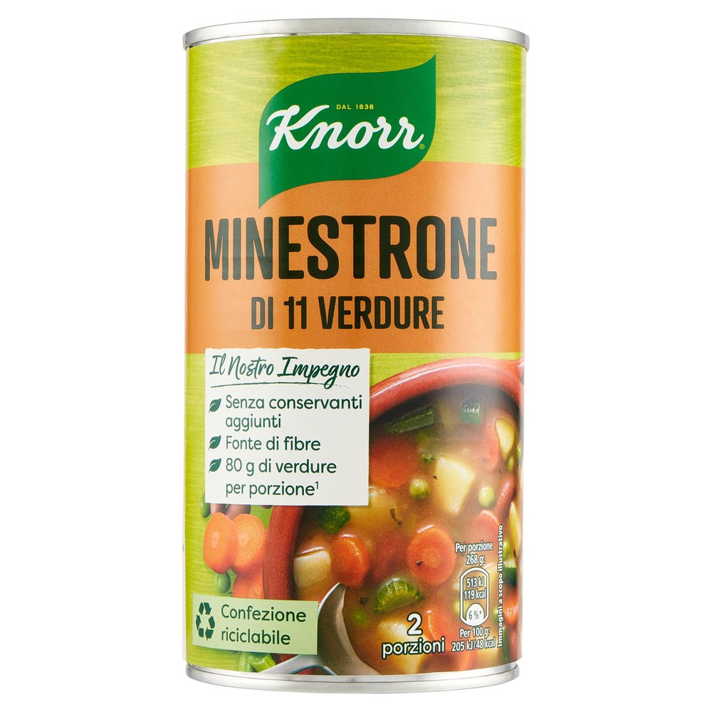 Minestrone Di 11 Verdure Senza Conservanti Knorr - Foto 1