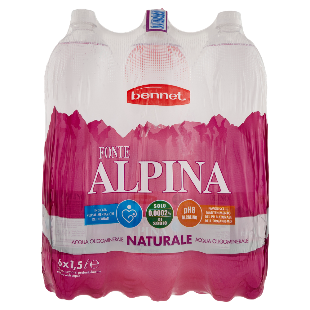 Acqua Naturale Bennet 6 Da L.1,5 - Foto 3