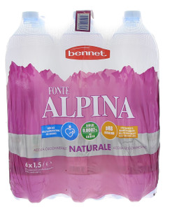 Acqua Naturale Bennet 6 Da L.1,5
