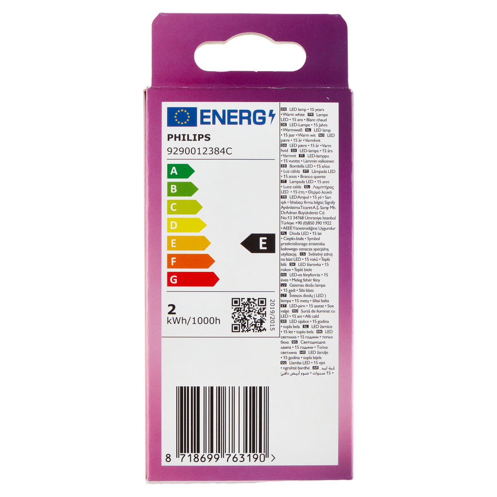 Lampadina Led Filamento Colpo Di Vento 25w Attacco E14 Luce Calda - Foto 3