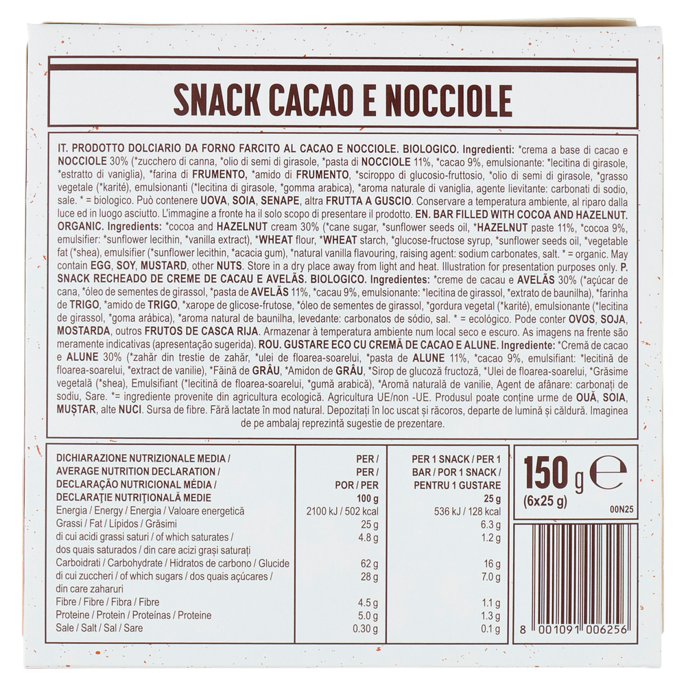 Snack Cacao E Nocciole Germinal - Foto 3