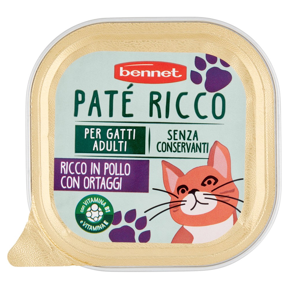 Per Gatti Pat Con Pollo E Ortaggi Bennet - Foto 1