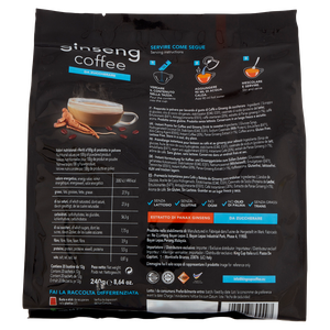Caffè Al Ginseng Solubile Da Zuccherare In Bustine 20x12g King Cup - Foto 3