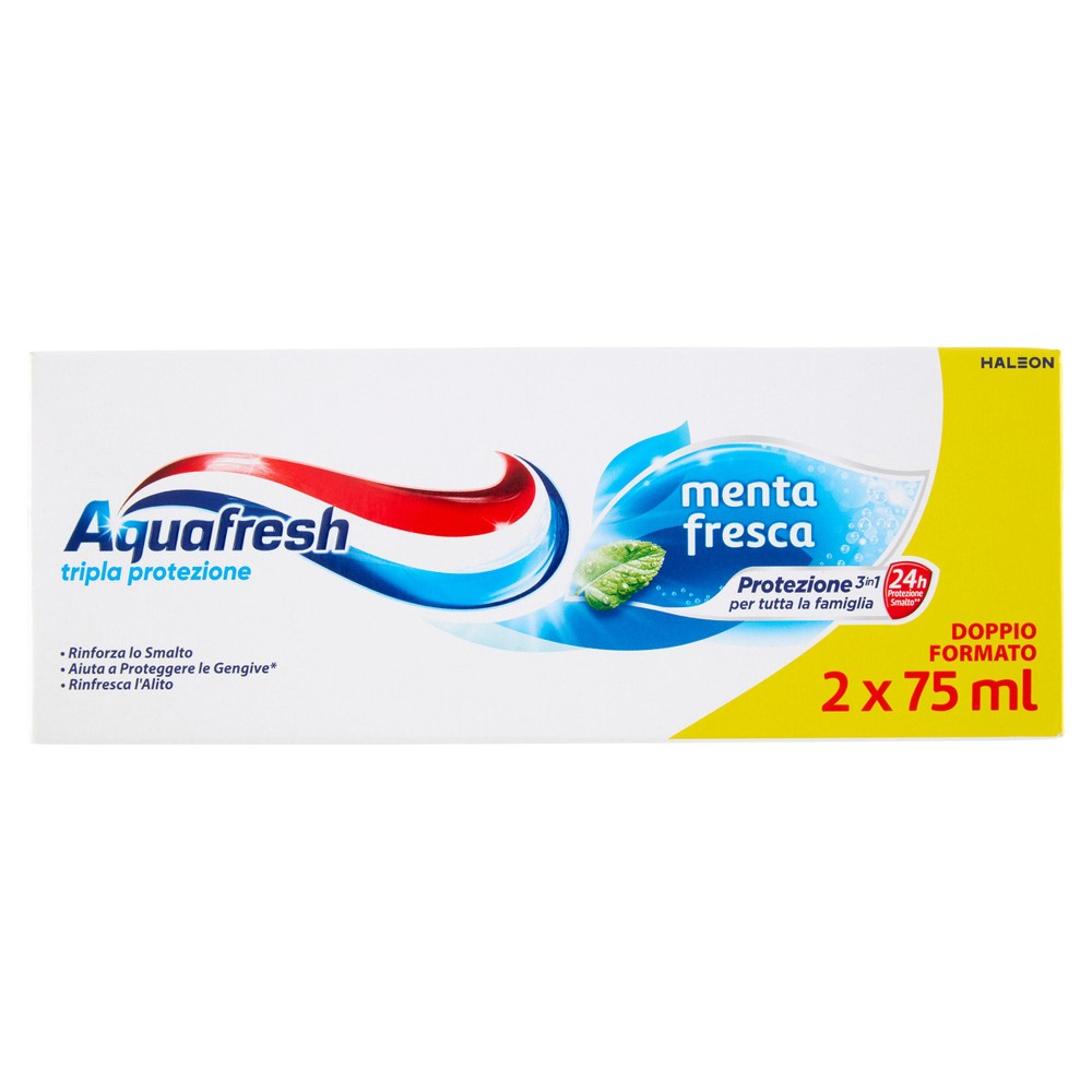 Dentifricio Bipacco Menta Fresca Aquafresh - Foto 1