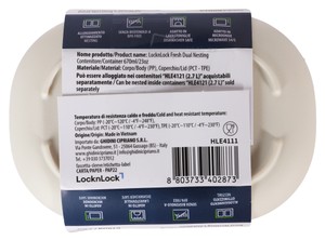 Contenitore Rettangolare Dual Nest In Plastica Lock&Lock - Foto 2
