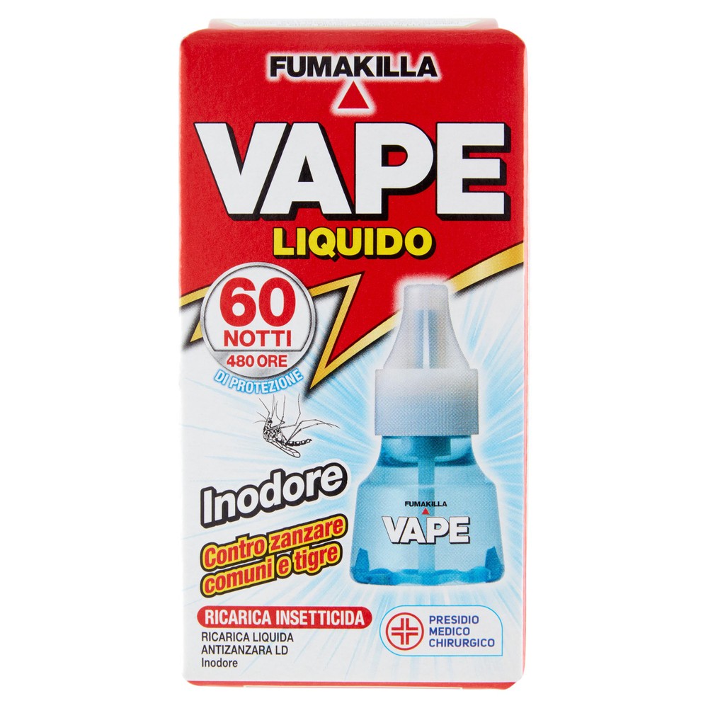 Ricarica Liquida Inodore Per Elettroemanatore Antizanzare 60 Notti Vape - Foto 1