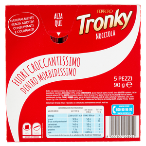 Wafer Tronky Con Ripieno Alla Nocciola Croccante 5x18g Ferrero - Foto 3