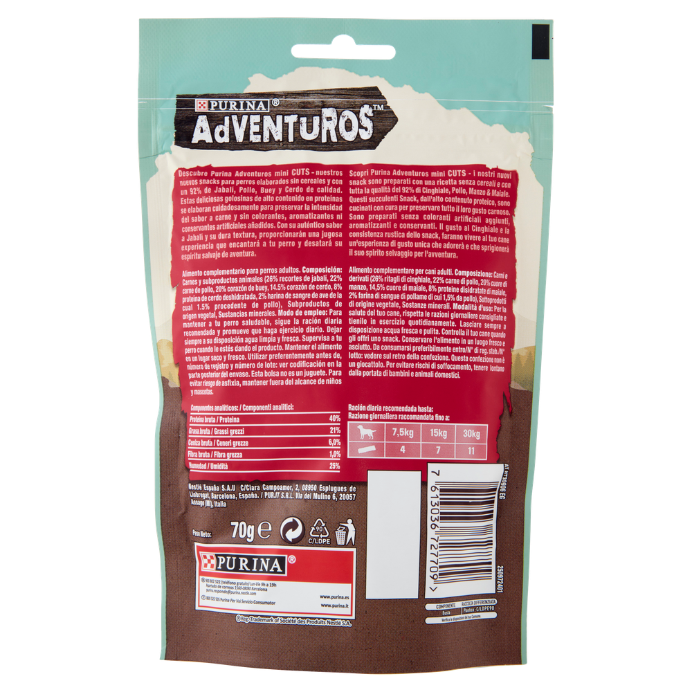 Mini Cuts Cinghiale Adventuros