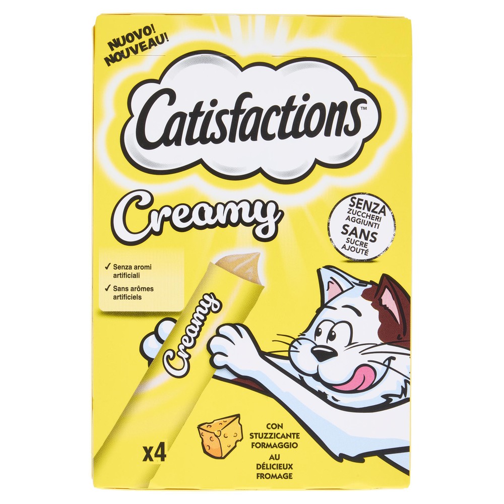 Catisfactions Creamy Formaggio 4x10g - Foto 1