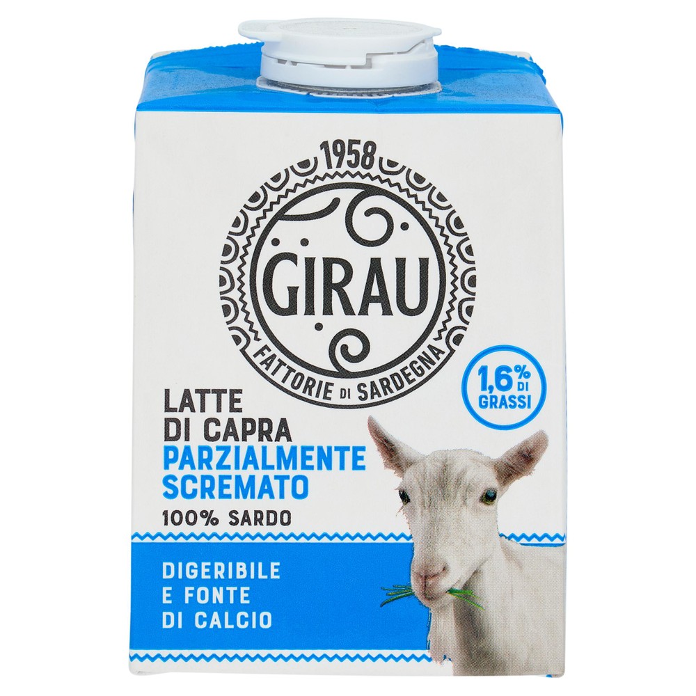 Latte Di Capra Uht Parzialmente Scremato Girau - Foto 1