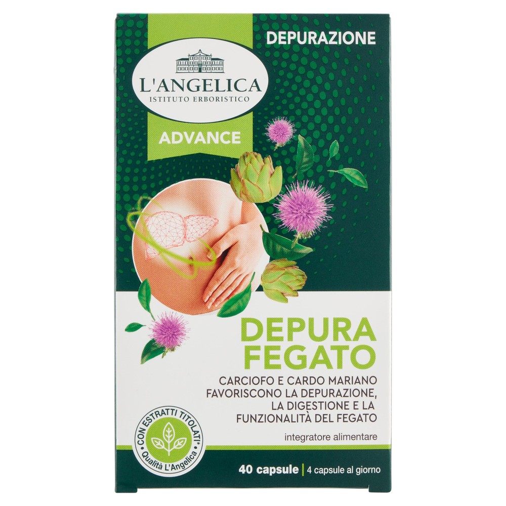 Depura Fegato L'angelica 40 Compresse