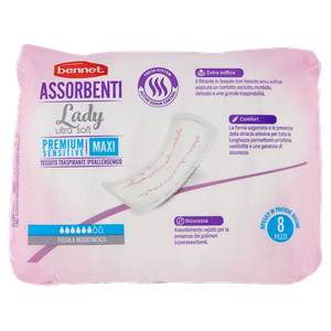 Assorbenti Lady Ultra Soft Maxi Bennet