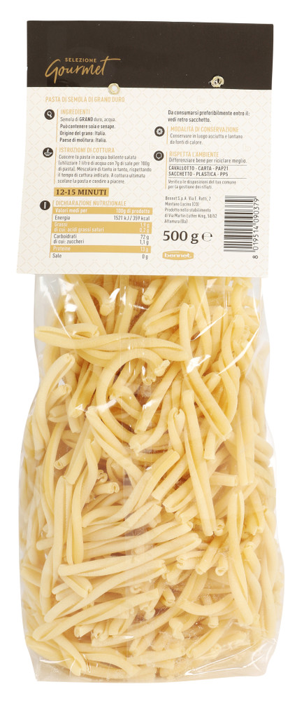 Caserecce Trafilate Al Bronzo Selezione Gourmet Bennet - Foto 3