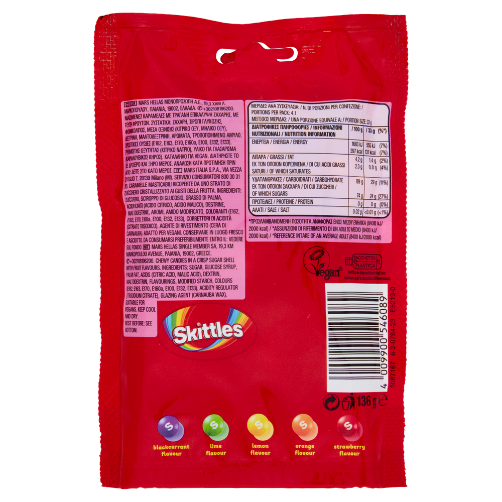 Caramelle Fruits Skittles - Foto 3