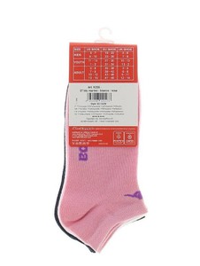 Calze Sneaker Unisex 36/38 Blu Marine Bianco Rosa Conf Da 3 Kappa - Foto 2