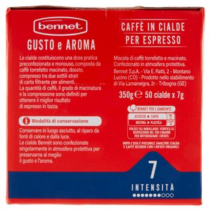 Caffè Gusto E Aroma Caffè In Cialde Per Espresso 50pz Bennet - Foto 2