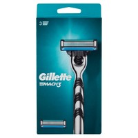Rasoio Mach3 + 2 Lamette Di Ricambio Gillette Rasoio Mach3 + 2 Lamette Di Ricambio Gillette