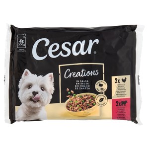 Cibo Umido Per Cani Delizie Del Giorno Salsa Conf. Da 4 Cesar - Foto 1