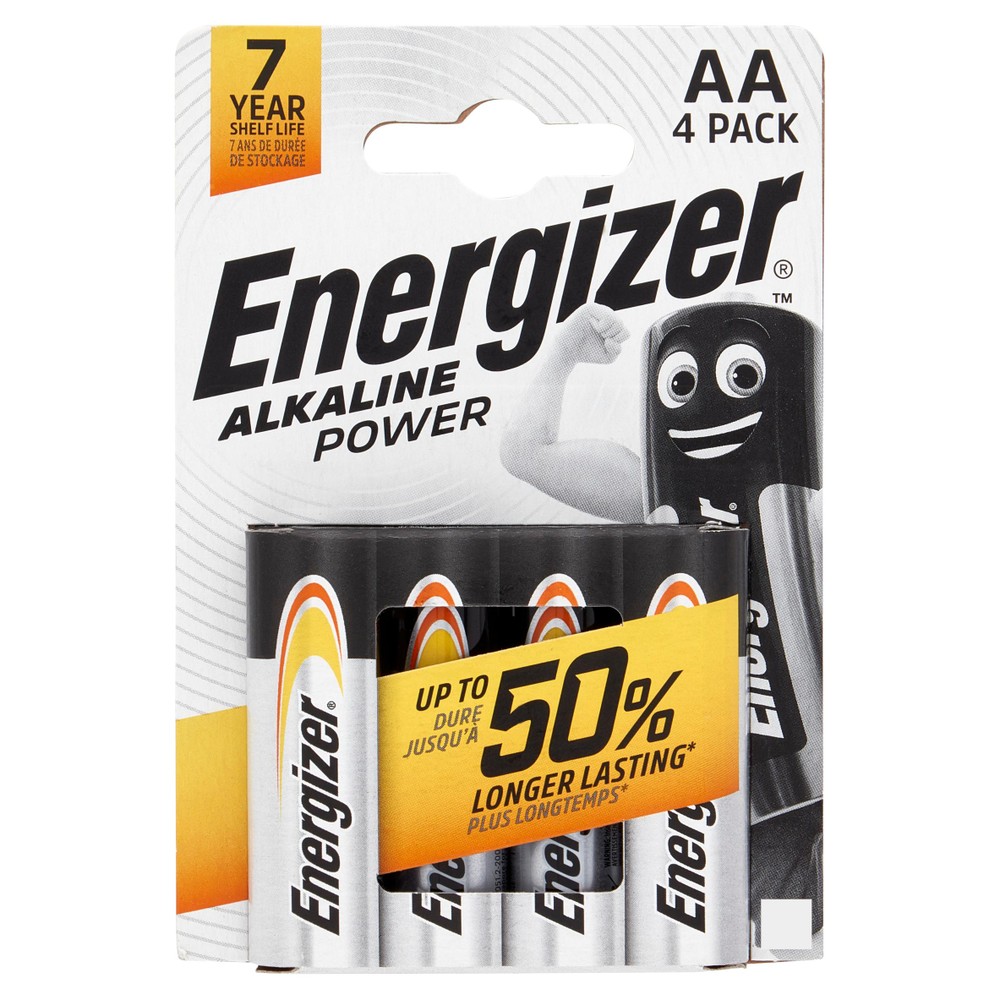 4 Pile Stilo Aa Alkaline Power Energizer - Foto 1