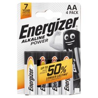 4 Pile Stilo Aa Alkaline Power Energizer
