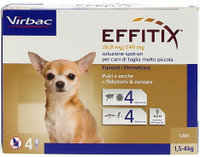Effitix Toy Antiparassitario Per Cani Di Peso Kg . 1 , 5 / 4 Effitix Toy Antiparassitario Per Cani Di Peso Kg . 1 , 5 / 4