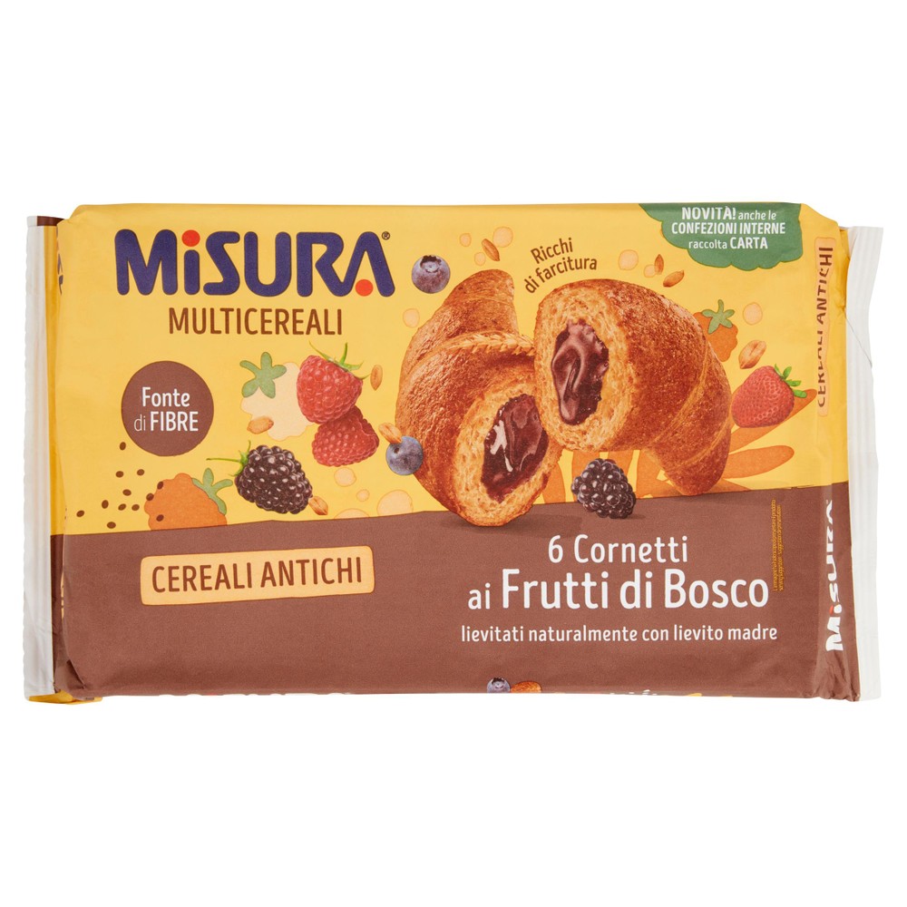 Cornetto Multicereali Frutti Di Bosco Misura
