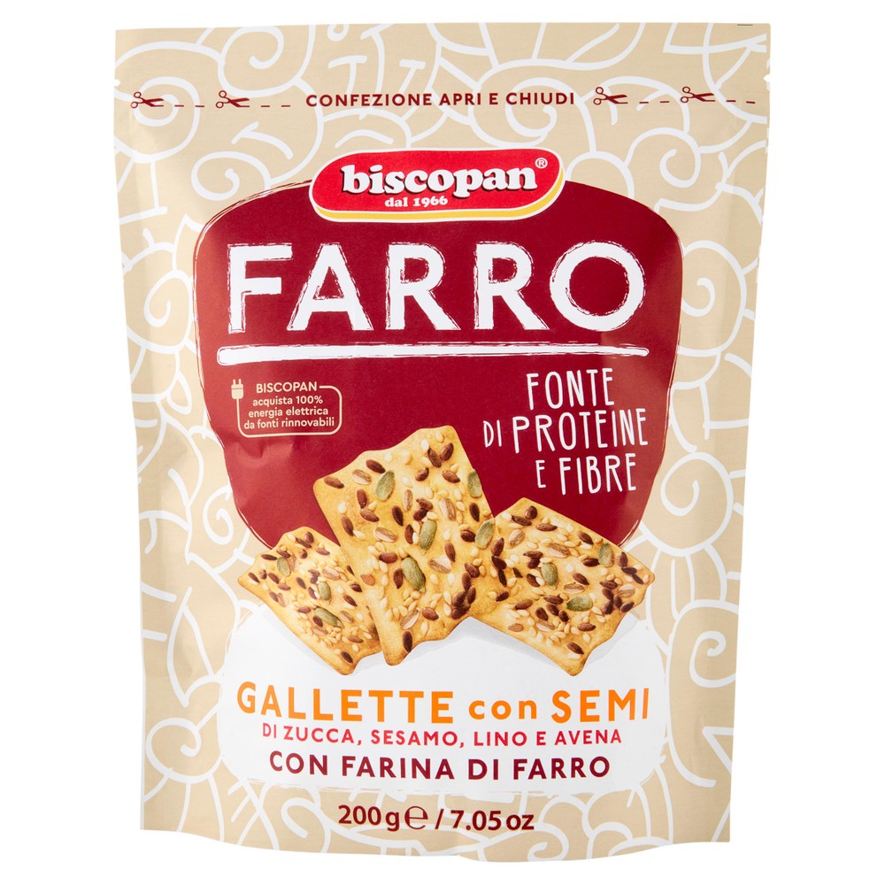 Gallette Al Farro Con Semi Biscopan - Foto 1