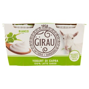 Yogurt Di Capra Bianco Fattorie Girau 2 Da Gr.125