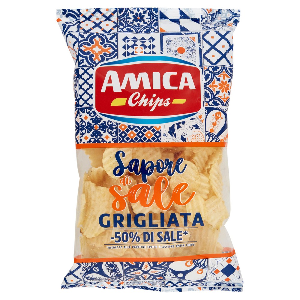 Patatine Grigliate Al Sapore Di Sale Amica Chips - Foto 1