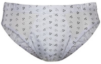 Slip Uomo 6 Bianco Stampato Di Chio Slip Uomo 6 Bianco Stampato Di Chio