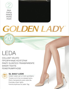 Collant Leda Tg 3 Nero 20 Denari Golden Lady