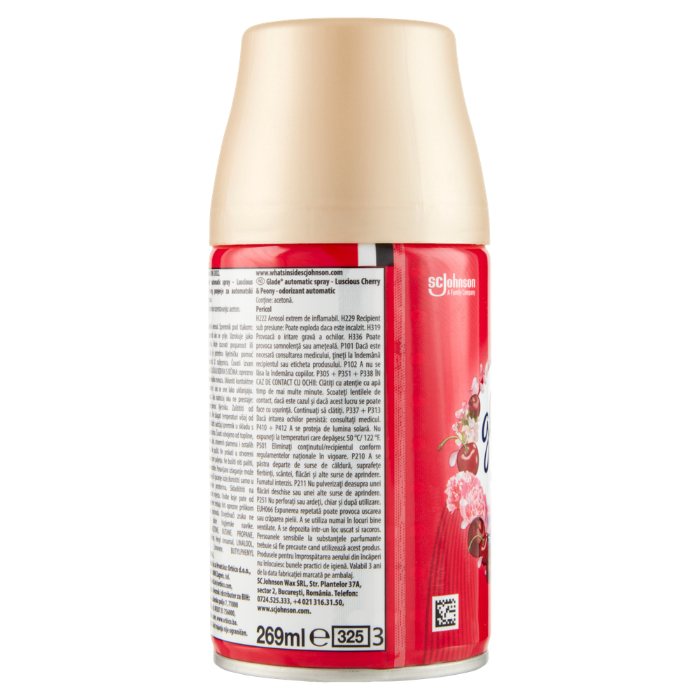 Ricarica Per Deodorante Ambiente Elettrico Cherry E Peony Glade Automa - Foto 2