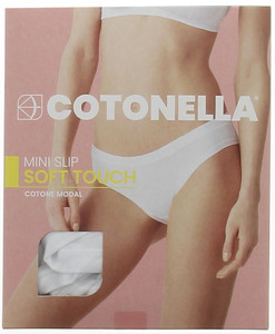 Slip Mini Donna Soft Touch 3 Bianco Cotonella