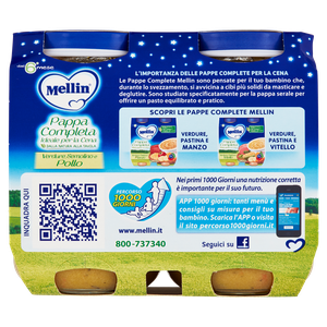 Pappa Verdure Semolino Pollo Conf. Da 2 Mellin - Foto 3