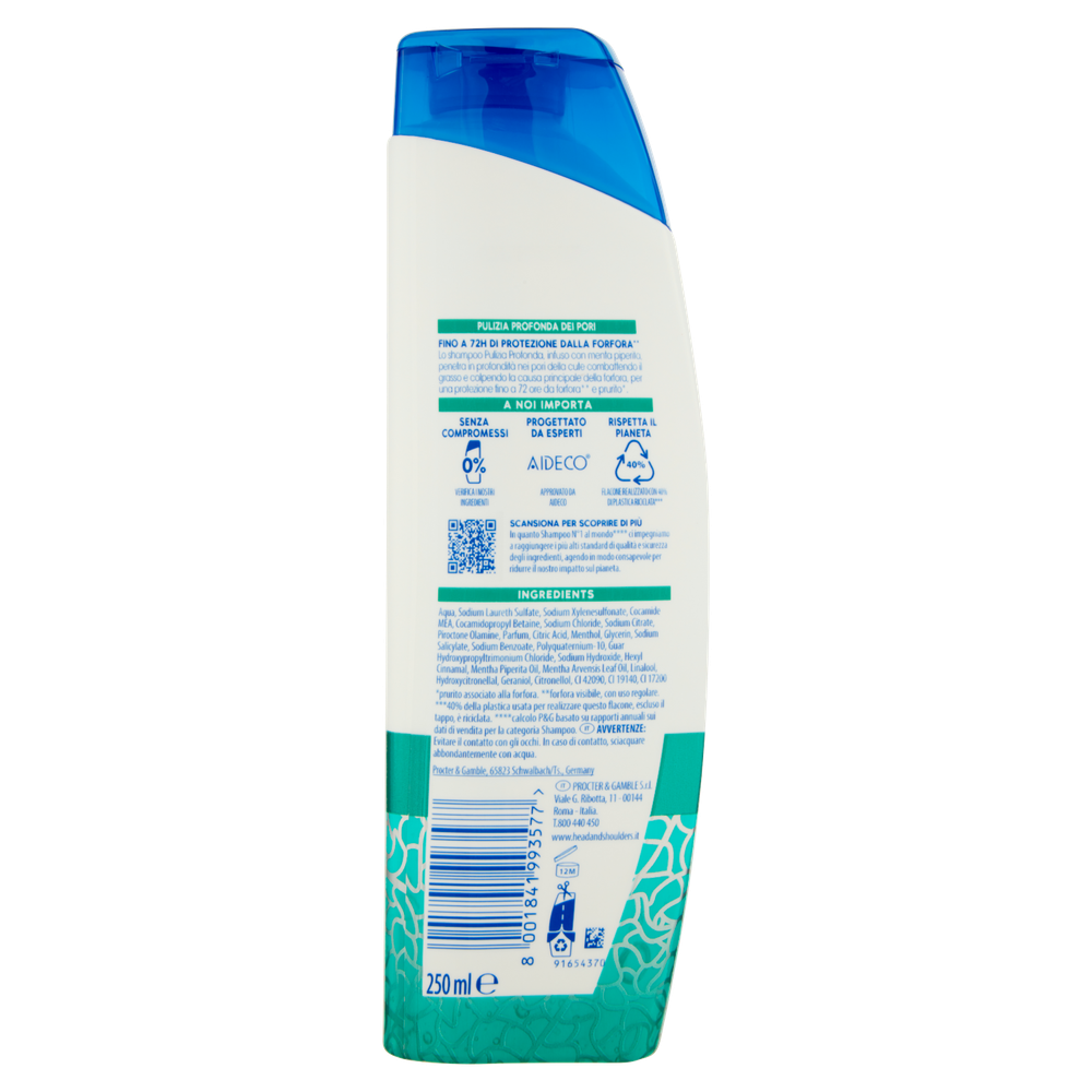 Shampoo Antiforfora Pulizia Profonda Antiprurito Head & Shoulders