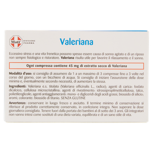 Integratore A Base Di Valeriana Rilassante 60 Compresse Matt - Foto 3
