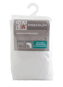Coprimaterasso Angoli 2piazze Cm180x200 Spugna Jacquard Casa Premium - Foto 1