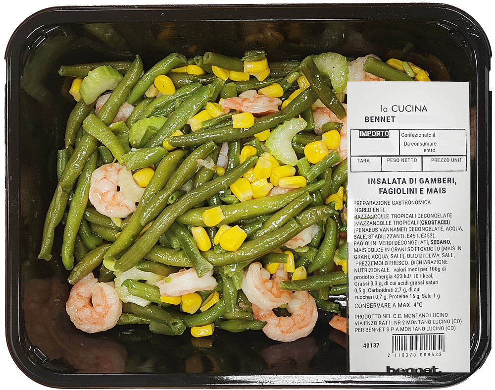 Insalata Di Gamberi,Fagiolini E Mais - Foto 2