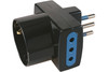 Adattatore Triplo Con Spina 10a Prese Pluristandard 2p+t Polypool
