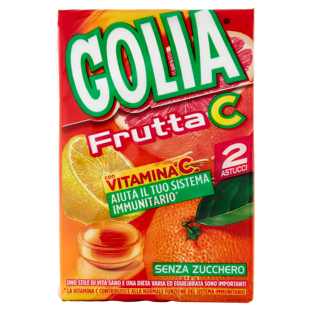 Golia Frutta C Agrumi Caramelle Ripiene Gusto Agrumi 2x46gr