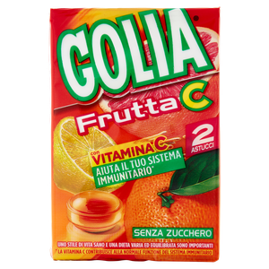 Caramelle Frutta C Al Gusto Agrumi Senza Zucchero 2x46g Golia - Foto 3