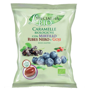 Caramelle Biologiche Mirtillo Ribes Nero E Goji Serra
