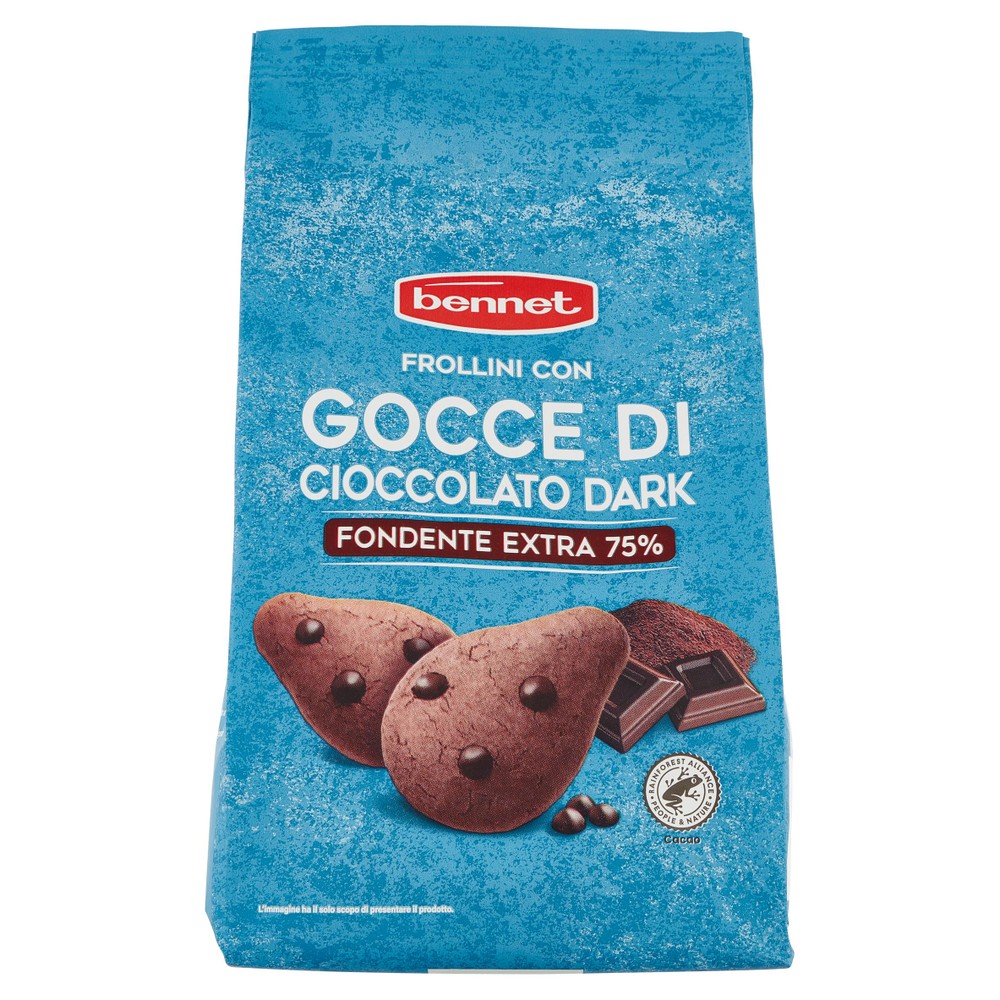 Frollini Con Gocce Di Cioccolato Dark Bennet - Foto 1