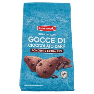 Frollini Con Gocce Di Cioccolato Dark Bennet