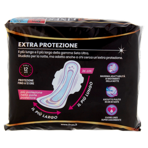 9+1 Assorbenti Extra Notte Con Ali Lines Seta - Foto 3