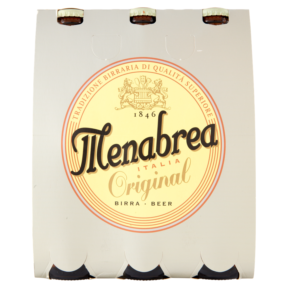 Birra Menabrea Original 3 Bottiglie Da Cl.33 - Foto 3