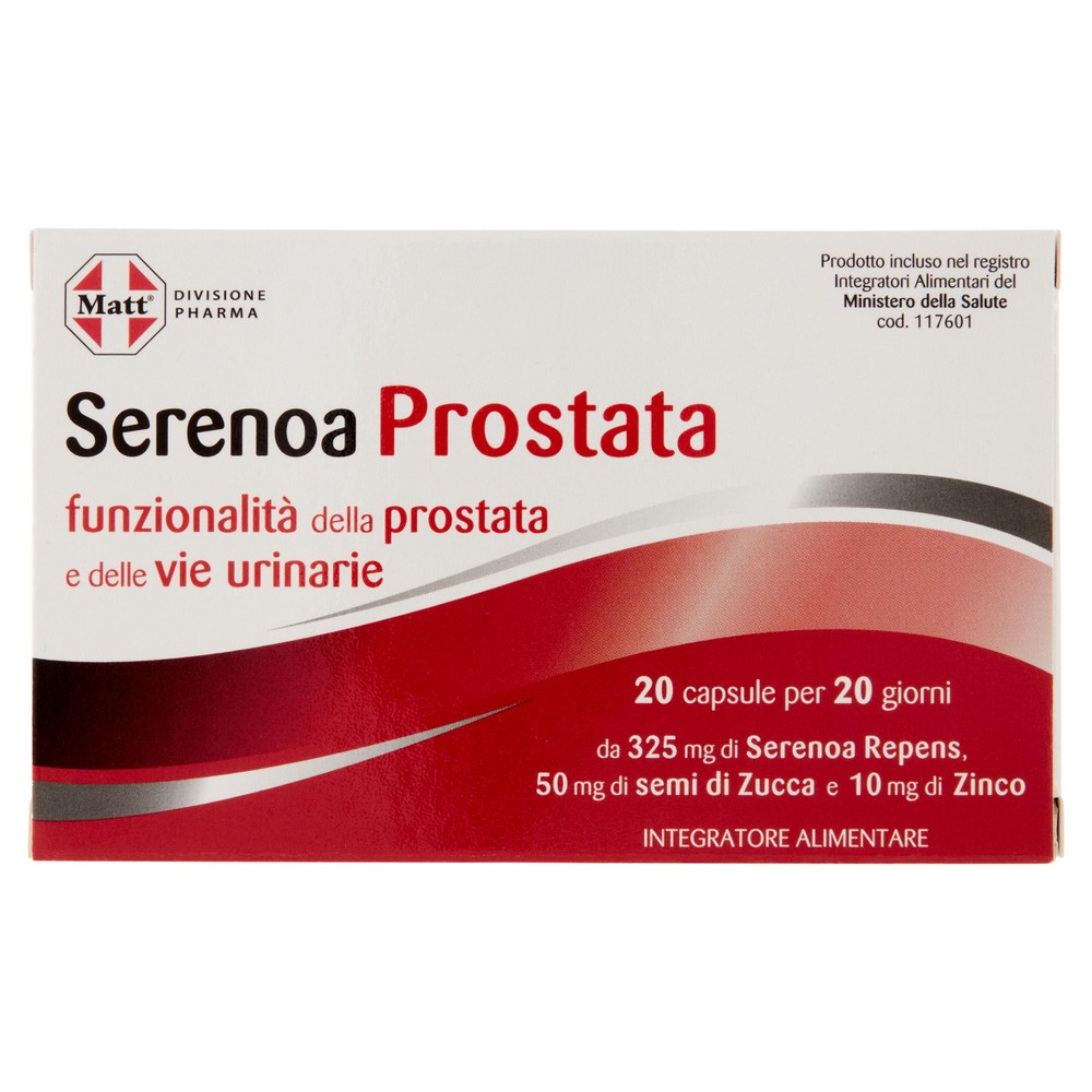 Serenoa Proststas Matt 20 Compresse - Foto 1