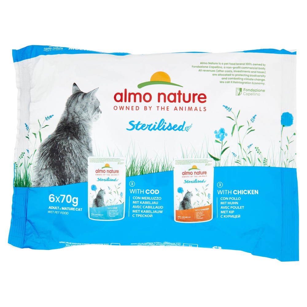 Alimento Umido Gatti Holistic Sterilized Almo Nature Pollo - Foto 1